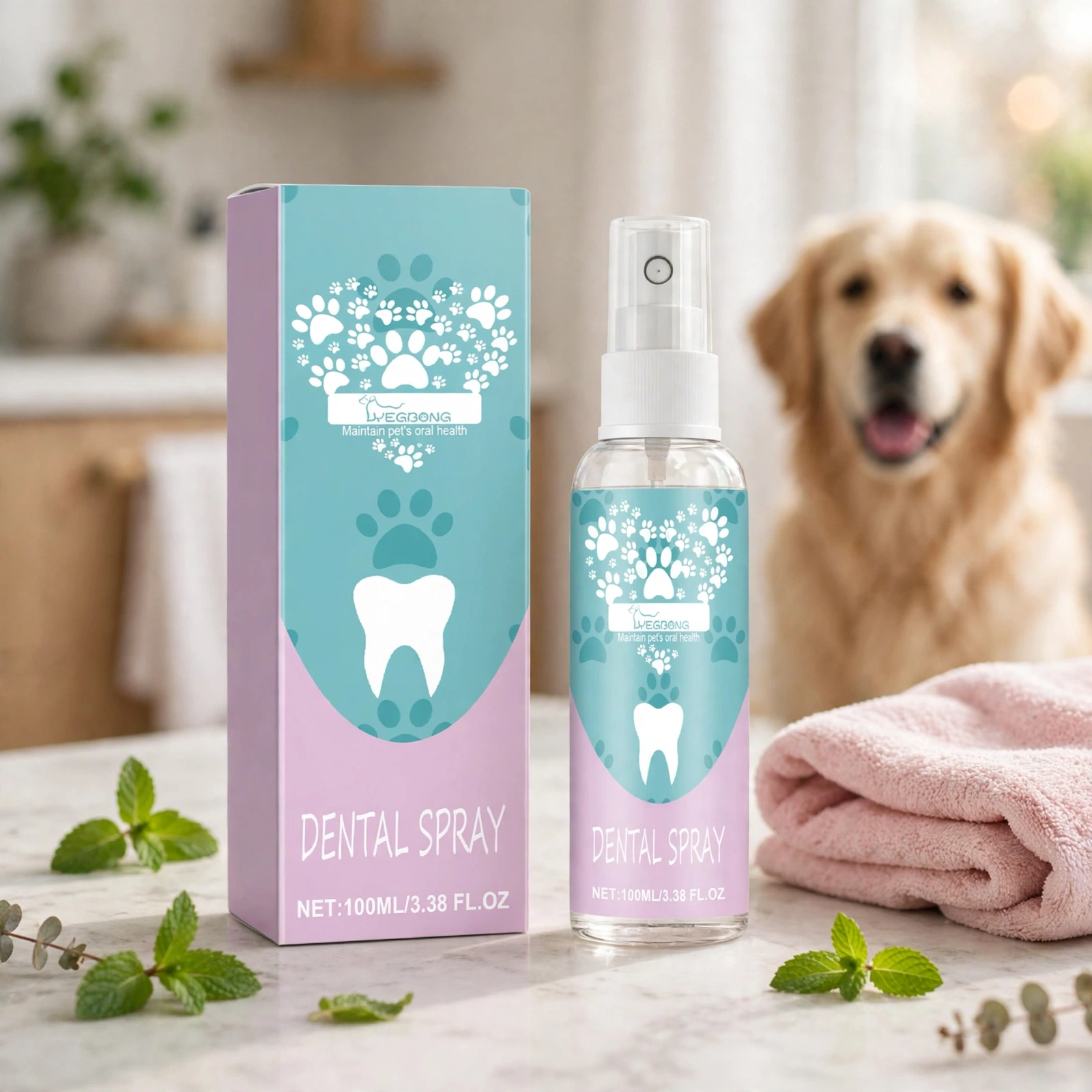 PawSpring No-Brush Dental Spray